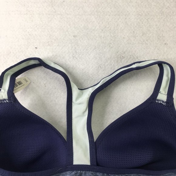 Adore Me Bra Womens 32C Blue Sports Bra Lightweight Gym Workout Yoga Casual - Picture 5 of 11